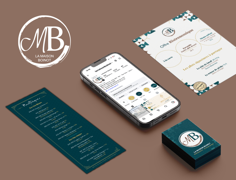 Agence de communication à Niort - CRÉATION & IMPRESSION : Menus, cartes de visite, gestion des réseaux sociaux